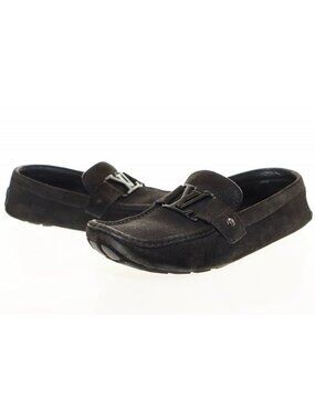 Louis Vuitton Driving Shoes Monte Carlo Suede 8 Black